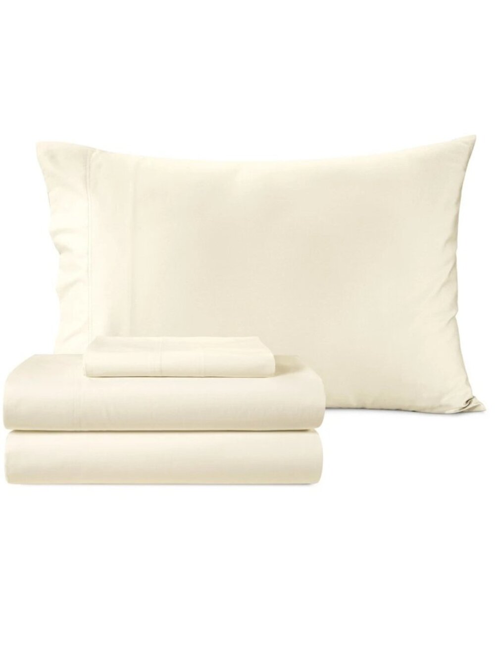 SleepRX 300 Thread Count 4-Pc. Sheet Set, Cotton-Bamboo - Egret